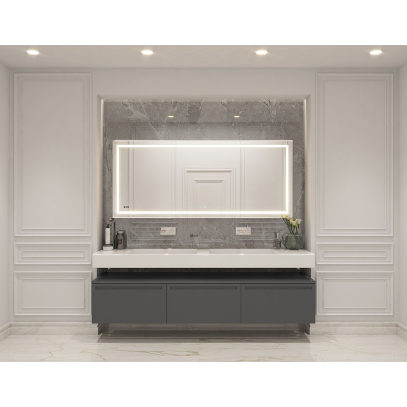 Aquadom daytona wall mount led lighted mirror on sale